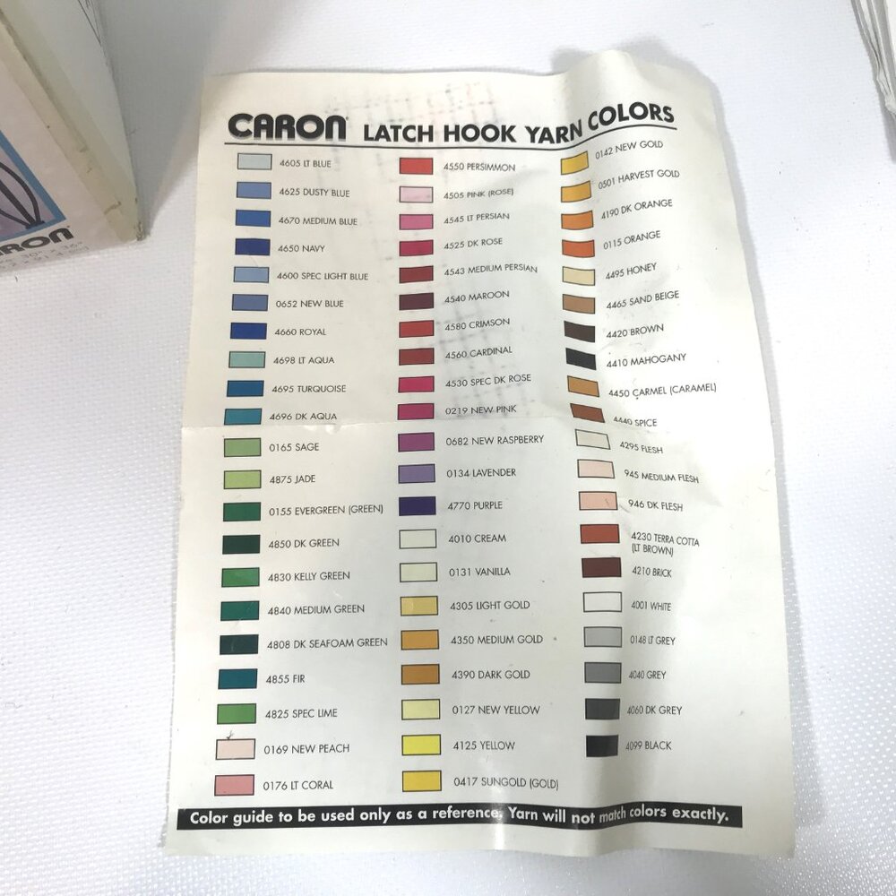 Vintage Latch Hook Rug Kit with Tool JESUS - Picture 9 of 13